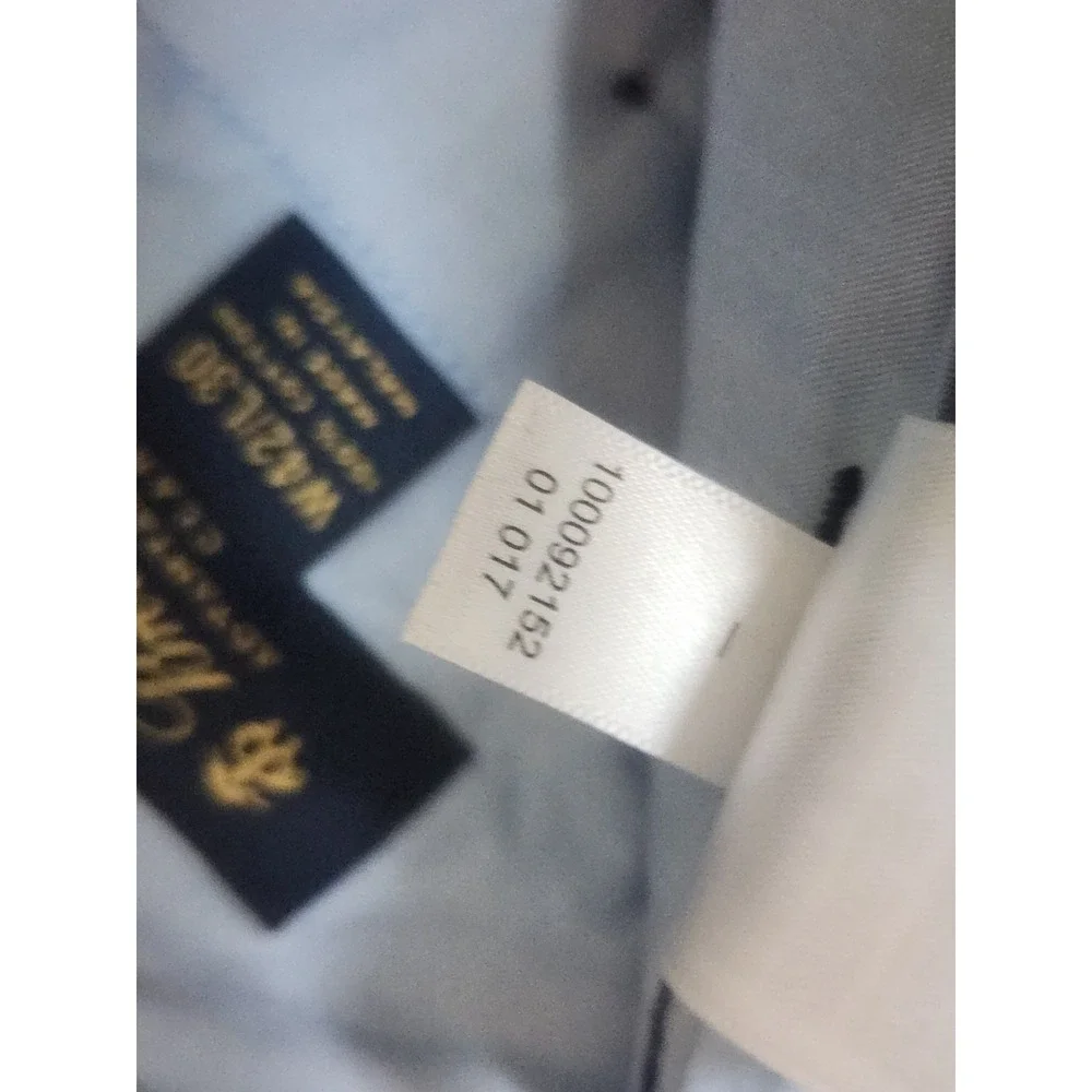 Brooks Brothers Men's Blue Chino Dress Pants Clark Fit W42/L30 Cotton